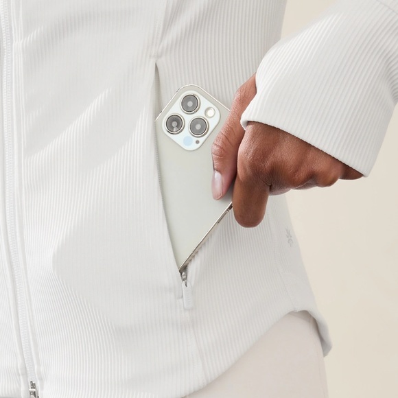 Athleta Salutation Ribbed Jacket II 3X - Picture 4 of 6